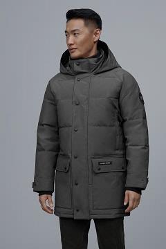 Chamarras Canada Goose Hombre México - Emory Abrigos Black Label Grises ON6281079